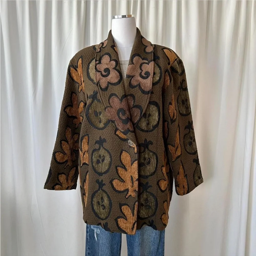 Vintage 90s Silverado Tapestry blazer. - Picture 3 of 8